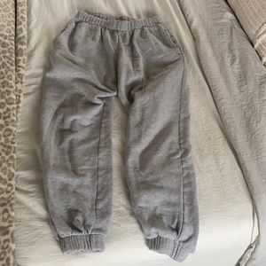 grey brandy sweatpants
